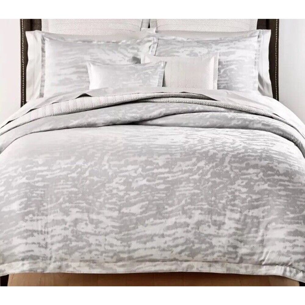Matouk Schumacher Serengeti Duvet Cover Queen Silver